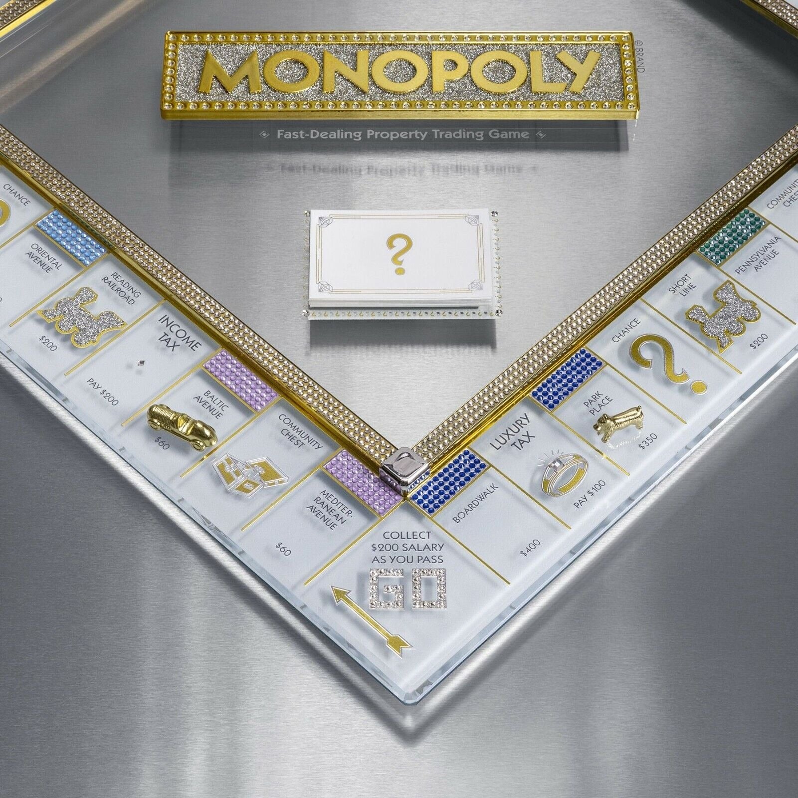 Hasbro Monopoly 85th Swarovski Anniversary Board Game - Brand New ONLY 500 MADE World Collection Hasbro Monopoly 85th Swarovski Anniversary Board Game - Brand New ONLY 500 MADE World Collection